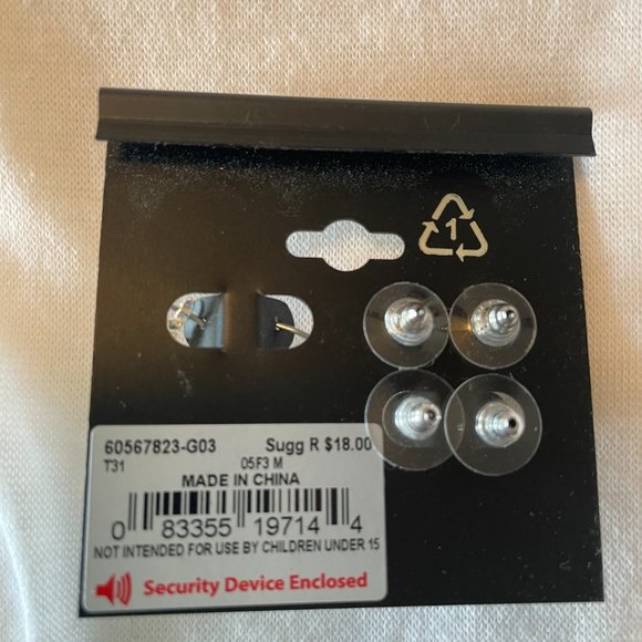 Napier, set of 3, Silver Tone earrings - Picture 5 of 5